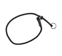 Dingo Gear Collar de estrangulamiento para adiestramiento de Perros Hecho a Mano de cordón con un limitador, Impermeable, Negro S04059, S