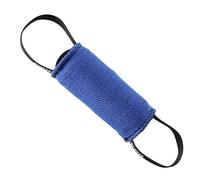 Dingo Gear Juguete de Entrenamiento, Forma de Cilindro, IGP, Lecciones de Mordida, Deportes Caninos, Recuperación, Tirar de la Cuerda, Juego, 2 Asas, Nylcot Azul 15 x 8 cm (S02806)