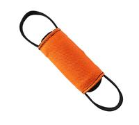 Dingo Gear Juguete de Entrenamiento, Forma de Cilindro, IGP, Lecciones de Mordida, Deportes Caninos, Recuperación, Tirar de la Cuerda, Juego, 2 Asas, Nylcot Naranja 15 x 6 cm (S02810)