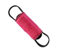 Dingo Gear Juguete de Entrenamiento, Forma de Cilindro, IGP, Lecciones de Mordida, Deportes Caninos, Recuperación, Tirar de la Cuerda, Juego, 2 Asas, Nylcot Rosa 15 x 6 cm (S02812)
