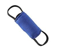 Dingo Gear Juguete de Entrenamiento, Forma de Cilindro, IGP, Lecciones de Mordida, Deportes Caninos, Recuperación, Tirar de la Cuerda, Juego, 2 Asas, Nylcot Azul 15 x 6 cm (S02811)