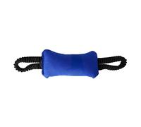 Dingo Gear S02823 - Salchicha mordida con 2 asas, 8 cm de ancho, 22 cm de longitud, de Nylcot para entrenamiento de perros, IGP IPO Obedience, perro protector azul