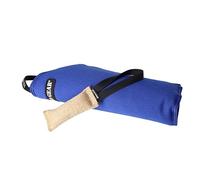 Dingo Gear Set: Manga de Mordida Mini Extra Suave de Nylcot más Juguete de Tira de Yute, Mordida para IGP, K9,Cachorros y Perros Jóvenes, Azul, Nivel de Mordida 1 - Principiante (S10046)