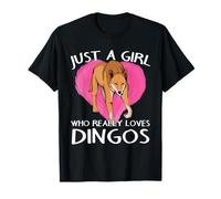 Dingo Perro Salvaje Una Chica Que Ama Dingos Camiseta