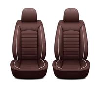 DINGQINGYUN Fundas Asientos Coche para Cadillac Escalade 2006-2026, Universal Juegos Cubreasientos Delanteros Funda Asiento Protector-2 Piel Plazas(Brown)