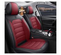 DINGQINGYUN Fundas Asientos Coche para Ford Kuga (CX482) Titanium/X/ST Line 2019-2023, Universal Juegos Cubreasientos Delanteros Y Traseros Funda Asiento Protector(Black+Red)