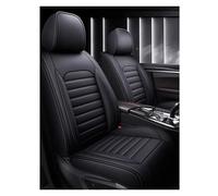 DINGQINGYUN Fundas Asientos Coche para Skoda Scala 2019-2024, Universal Juegos Cubreasientos Delanteros Funda Asiento Protector-2 Piel Plazas(A(Black))