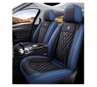 DINGQINGYUN Fundas Asientos Coche para Toyota Crown 2023-2026, Universal Juegos Cubreasientos Delanteros Y Traseros Funda Asiento Protector(Blue-Black)
