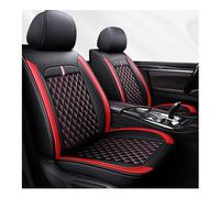DINGQINGYUN Protector Asiento Coche para Dodge Collar Caliber Journey Ram 1500 2500, Impermeable y Antideslizante Asiento Coche Cuero, Protector de Asiento Compatible(Red)