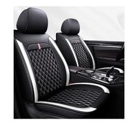 DINGQINGYUN Protector Asiento Coche para Dodge RAM 1500 2500 3500 2019 2020-2025, Impermeable y Antideslizante Asiento Coche Cuero, Protector de Asiento Compatible(White)