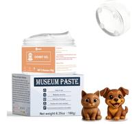 DINGSEN Gel de museo de 110 g, cera de museo transparente extraíble, reutilizable, sin residuos para asegurar la decoración, artefactos contra caídas, vibraciones y golpes para antigüedades, vidrio