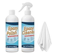 DINGSEN - Kit de pulido para resina, 35 oz limpiador epoxi y pulido profesional, elimina arañazos y raspaduras, perfecto para bricolaje y decoración interior