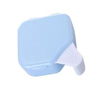 DingSheng Cubierta de casete portátil prótesis dental cesta de soporte de recipiente de enjuague con una tapa dentadura postiza remojo filtro de cartucho de memoria
