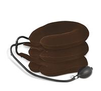 Dingsheng Pointe De Tracción Cervical - Tracción De cervical almohada inflable - Un alivio instantáneo del dolor crónico en el cuello - proporcionar un soporte para el hombro y para mejorar la postura - Col D'alineación de la columna cómodo portátil ajustable Aviación inflable Almohada de viaje en forma de U, el autobús, los coches, trenes y un diseño único plegable para facilitar su transporte