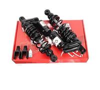 DINGYIG Amortiguador Motocicleta 265 290mm, Suspensión Trasera, Amortiguación Aceite Hidráulico, Ajuste De Gas para Scooter Dirt Bike para ATV Quad(290mm Black 1 Pair)