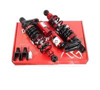 DINGYIG Amortiguador Motocicleta 265 290mm, Suspensión Trasera, Amortiguación Aceite Hidráulico, Ajuste De Gas para Scooter Dirt Bike para ATV Quad(290mm Red 1 Pair)