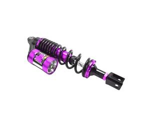 DINGYIG Amortiguador Trasero Hidráulico Universal para Motocicleta 320mm 340mm para BWS para RSZ para Force para Jog Scooter para ATV(320mm Purple U)