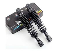 DINGYIG Universal 290/320mm Amortiguador para Moto Suspensión Trasera para Scooter DIO Nmax NIU ATV Quad Dirt Bike(290mm Black U 1 Pair)
