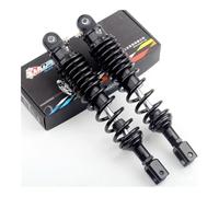 DINGYIG Universal 290/320mm Amortiguador para Moto Suspensión Trasera para Scooter DIO Nmax NIU ATV Quad Dirt Bike(320mm Black U 1 Pair)