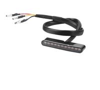 DINGZEN Piloto Trasero Luz Trasera Roja para Motocicleta, Mini Luz De Freno De Parada De 12V, Universal para Motocicleta, Scooter, ATV, Bicicleta,