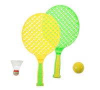 DINHEAROM 1 Juego Raquetas de Tenis para Set de Raquetas de Bádminton de Plástico para Actividades Deportivas Jardín y Casa para Interacción Familiar y Desarrollo Físico Infantil