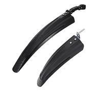 DINHEAROM 1 par Guardabarros para Bicicleta Instalación Protección Antisalpicaduras Compatible con Bicicletas de y Carretera Color Negro