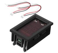 DINHEAROM 1 pieza Probador Digital de Voltaje y Corriente para Automóviles Medidor de Panel LCD de Dígitos Monitor de Carga para Baterías de de y Electrónica y Alta Color Aleatorio