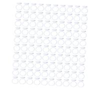 DINHEAROM 100 piezas Copa para de Extensión de Pestañas Unidades Anillo de Maquillaje Contenedor Práctico para de para Técnicas de Microblading y Aplicación de Maquillaje