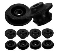 DINHEAROM 10piezas Junta De Soporte Del Radiador Soporte Del Radiador Para Coche Almohadillas De Goma Del X-trailtt Buje De Montaje Del Del Coche