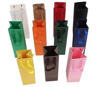 DINHEAROM 11 Piezas Bolsa De Papel Para Vino Con Asa Bolsa De Obsequio Para Vino Unidades Para Celebraciones De Navidad y Bodas