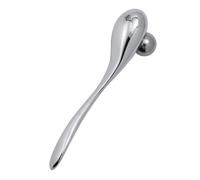 DINHEAROM 1pieza Rodillo Masajeador De Ojos Barra De Crema Para Ojos Cuchara Alivio De Ojeras y Hinchazón Diseño Curvo y Cómodo Uso Práctico Para Cuidado Facial Plata