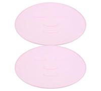 DINHEAROM 2 moldes para mascarillas faciales DIY: placa para hacer mascarillas faciales con barro de algas, accesorio reutilizable para el cuidado de la piel para mujeres, suministros de maquillaje de