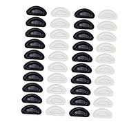 DINHEAROM 20pares Almohadillas De Nariz Antideslizantes Para y Transparentes Cómodas y Duraderas Compatibles Todo Tipo De Monturas