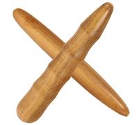 DINHEAROM 2piezas Palos De Masaje De Madera Para Acupresión Herramienta De Relajación Muscular Para Uso Interior y Exterior Masajeador De Puntos De Presión Para Pies y Cuerpo