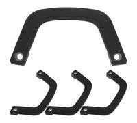 DINHEAROM 4 asas de seguridad para montacargas, espaciado entre orificios de 16 mm/6,3'', resistente al desgaste, accesorio de pasamanos industrial para montacargas con diámetro de orificio de 8