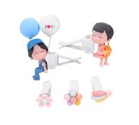 DINHEAROM 5piezas Adornos De Pareja Para Coche Clips Para Salida De Aire Decoración Interior Aroma Clips Aromáticos Para Ventilación De Coche De Diseño Creativo Para Automóviles