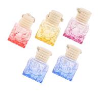 DINHEAROM 5piezas Ambientador Coche Rituals Perfume Colgante Diseño Minimalista Decoración Automóvil Refresca Aire