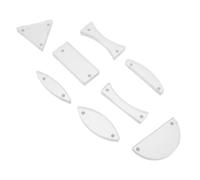 DINHEAROM 8 Piezas Kit de Experimentos Ópticos para Ciencias Diseño Modular y Lentes de Plástico para Laboratorio Escolar y Aula Educativa