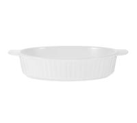 DINHEAROM Bandeja Doble Asa Resistente al Calor y Apta para Microondas de Color para Hornear de Cerámica o Tienda Adecuada para Postres y Panadería