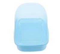 DINHEAROM Bañera De Hámster Jaula De La Casa De Ratas Ropa De Cama para Hámster Esponja Vegetal De Hámster Comida De Araña Saltadora Piel De Chinchilla Jerbo Sky-Blue Abs