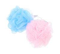 DINHEAROM Bolas de Ducha Unicornio Dibujos Animados 2 Piezas Tamaño Mediano Material Pe y Pvc para Niños y Niñas Limpieza Corporal Exfoliante Baño Diario