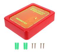 DINHEAROM Caja de Almacenamiento para Llaves de Emergencia Mural de Ingeniería Plástica, Gabinete Seguro para Puertas y Ventanas, Tamaño Compacto con Tornillos de Montaje Estilo