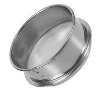 DINHEAROM Cedazo de Tierra de Acero Inoxidable 10 Cm Malla Fina 200 para Laboratorio y Jardinería, Herramienta de Tamizado Versátil para Suelo, Arena y Muestras Científicas