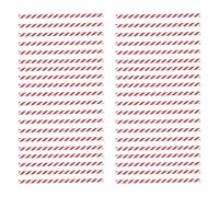 DINHEAROM Cintas Rayadas para Cerrar Bolsas de Alimentos y Basura, 1400 Piezas Reutilizables en Rojo, para Uso en Cocina y Embalaje de Pan y Galletas