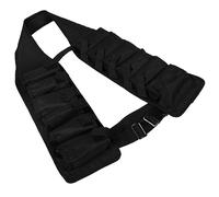 DINHEAROM Cinturón de Cerveza para Hombres Ajustable, Tela Oxford Negra, Soporte Resistente para Bebidas al Aire Libre, Cinturón Porta Botellas Adecuado para Camping, Barbacoas y Senderismo