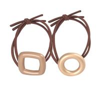 DINHEAROM Coleteros para Niñas 2piezas de Aleación Lazo Irregular y Diseño Adorable, Gomas Pelo Que Mantienen el Cabello en Su Lugar y Sujetan Estilo