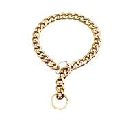 DINHEAROM Collar De Verano para Perros Cadena Dorada Decorativa Accesorio De Moda para Mascotas Adecuado para Cuellos