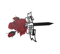 DINHEAROM de Cementerio de Hierro para Decoración de Jardín y de y Animales Diseño Elegante y Duradero