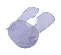 DINHEAROM Delantal para Afeitar Barba Gris Multifuncional Babero Atrapabarbas Portátil Capa para Recortar Bigote Uso Diario en Cuidado Personal Hombres