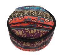 DINHEAROM Estuche Organizador de Aceite Esencial en Lona Resistente para Botellas Pequeñas de 5Ml, 10Ml y 15Ml, Tapa y Multirejilla, Adecuado para Uso Doméstico Desplazamientos